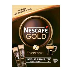 پودر قهوه اسپرسو ساشه 25 عددی - نسکافه گلد Nescafe GOLD ESPRESSO